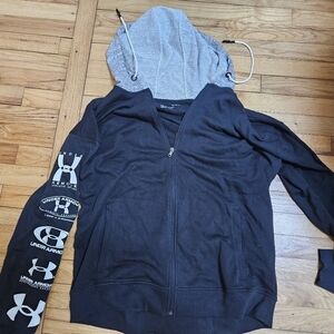 Under Armour Black Zip-Up Hoodie